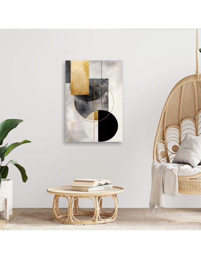 Modern canvas print - Geometric minimalism | FEEBY