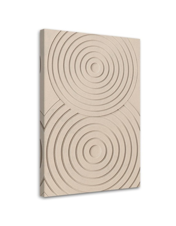 Canvas painting - Sand circles | FEEBY
