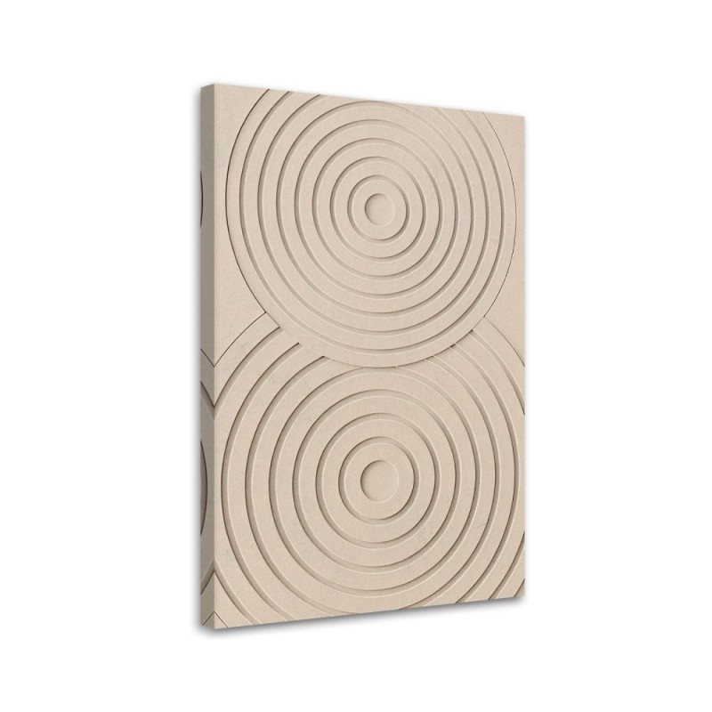 Canvas painting - Sand circles | FEEBY