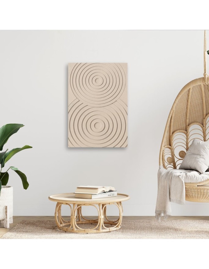 Canvas painting - Sand circles | FEEBY