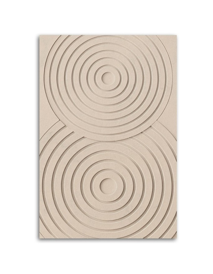 Canvas painting - Sand circles | FEEBY