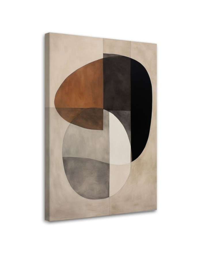Decorative painting on canvas - Abstract shapes | FEEBY