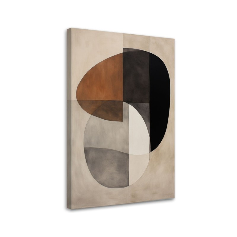 Decorative painting on canvas - Abstract shapes | FEEBY