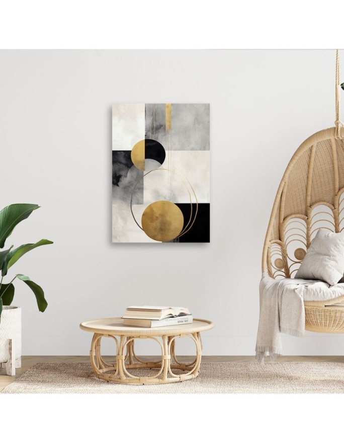 Canvas print for the living room - Geometric boho pattern | FEEBY