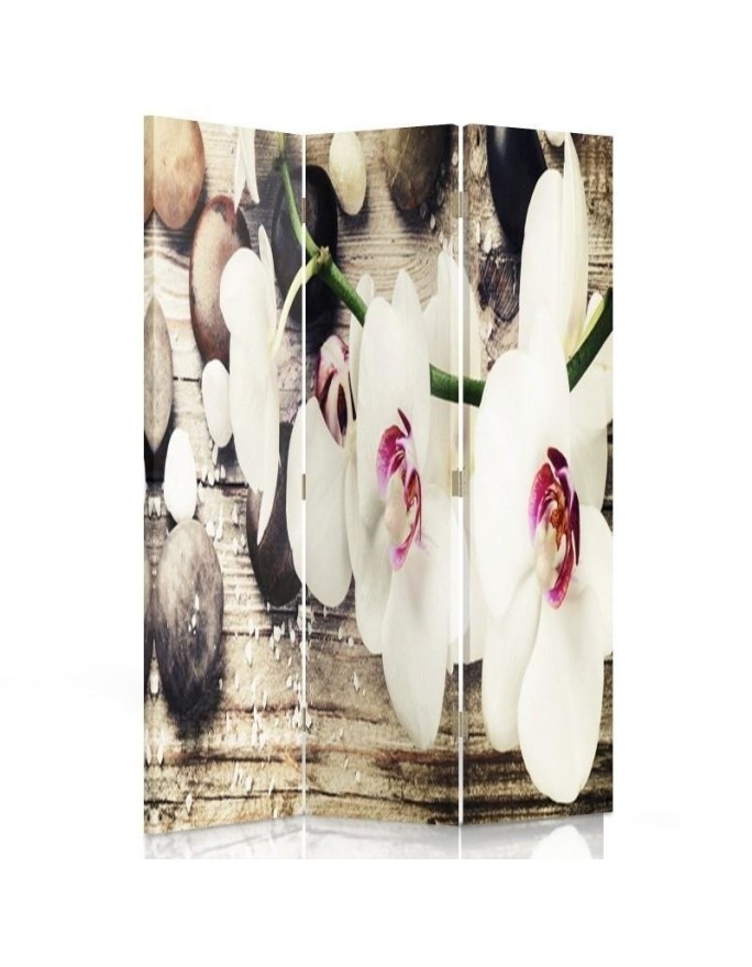 Decorative screen - Discreet charm of orchids | FEEBY