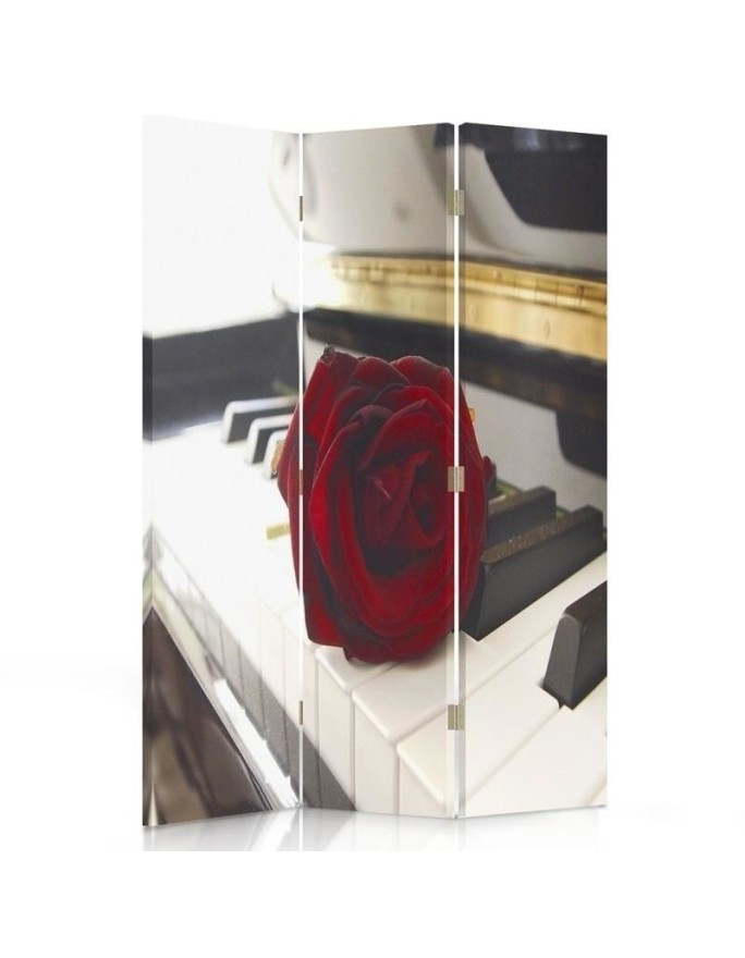 Room Divider Rose on a piano