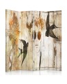Rotating screen - Woman and swallows | FEEBY