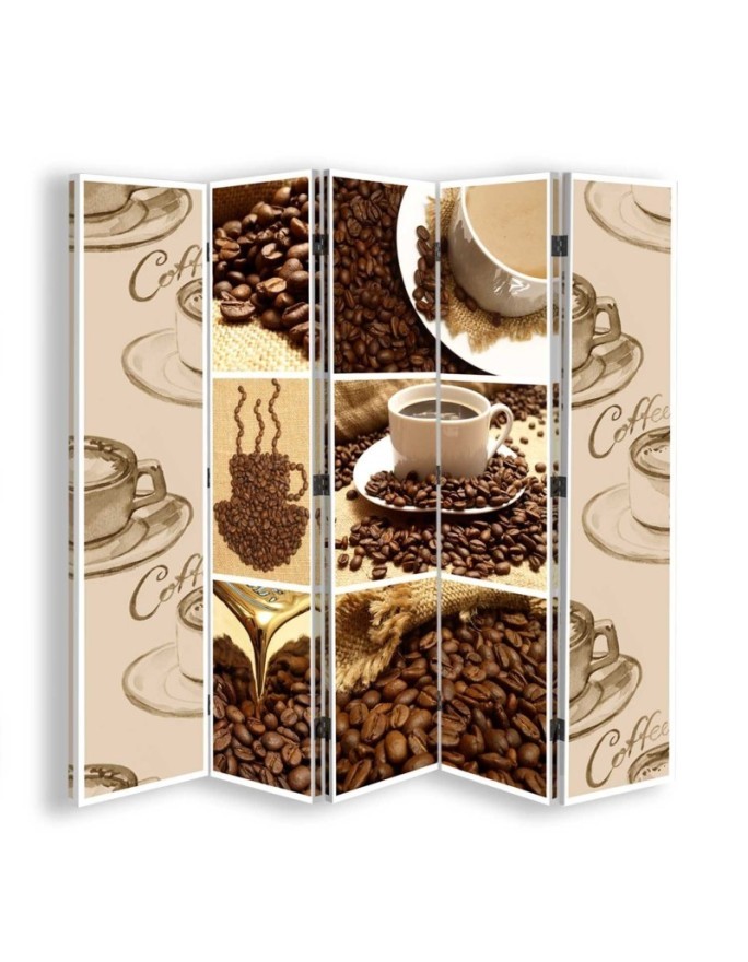 Double-sided folding screens for the kitchen - Coffee in various forms | FEEBY