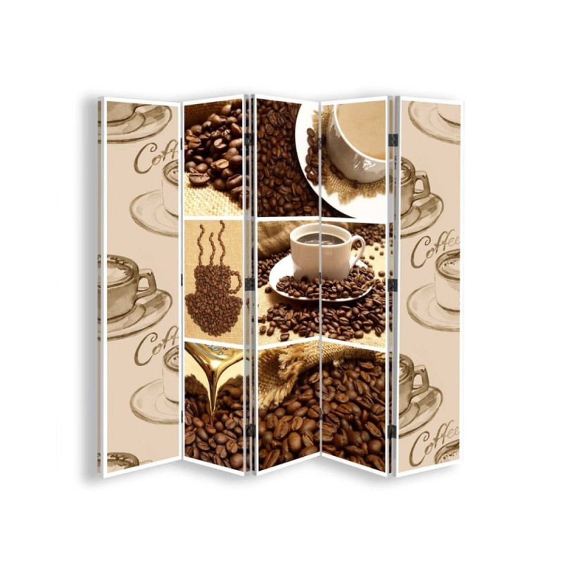 Double-sided folding screens for the kitchen - Coffee in various forms | FEEBY