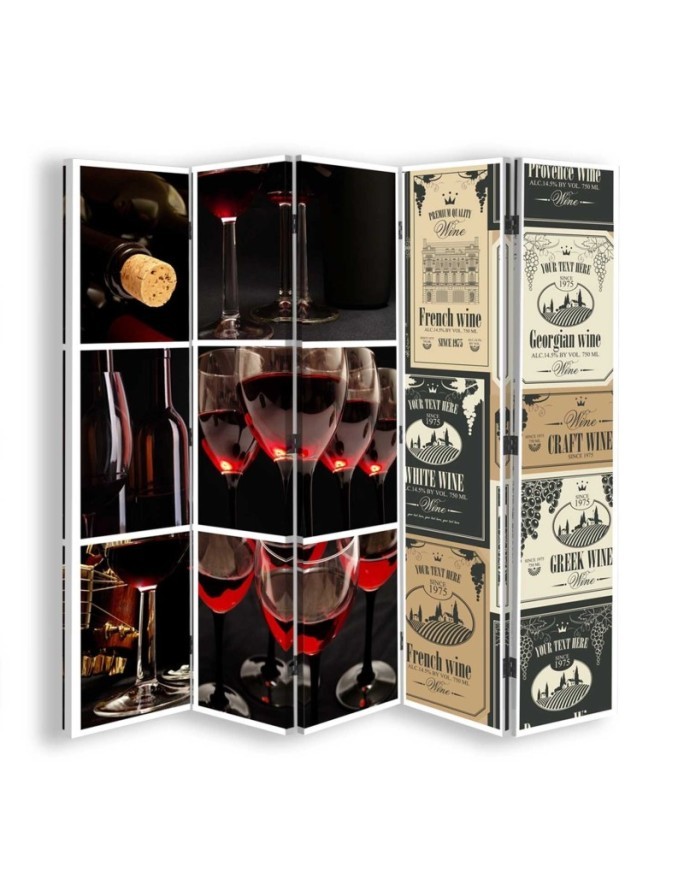 Bathroom divider - Variations on a theme of wine | FEEBY