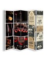 Bathroom divider - Variations on a theme of wine | FEEBY