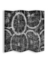 Kitchen screen - Orange slices in black and white | FEEBY