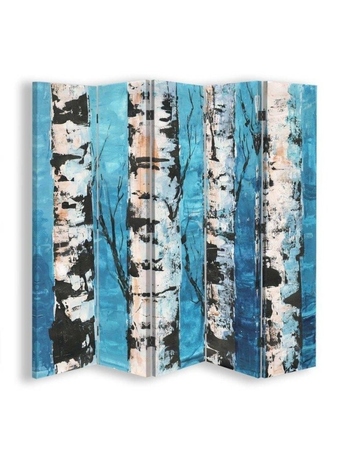 Bedroom divider - Birch tree trunks | FEEBY