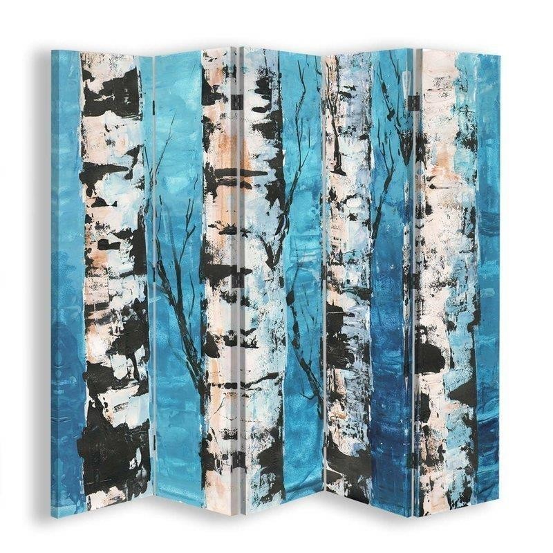 Bedroom divider - Birch tree trunks | FEEBY