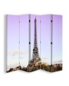 Double-sided room divider - Eiffel Tower against the sky | FEEBY