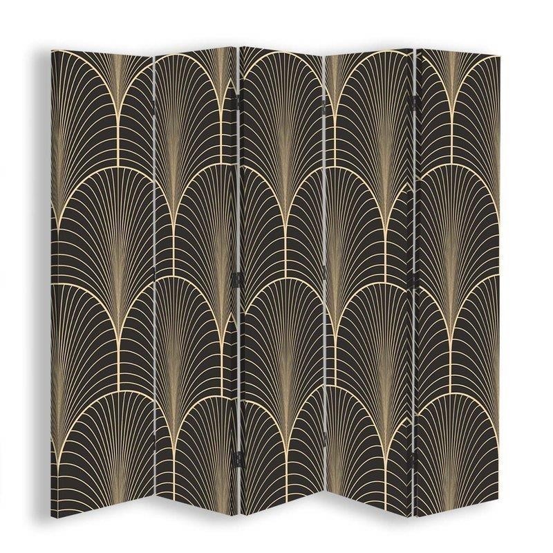 Decorative room divider - Geometric abstraction in glamour style | FEEBY