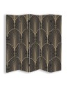 Decorative room divider - Geometric abstraction in glamour style | FEEBY