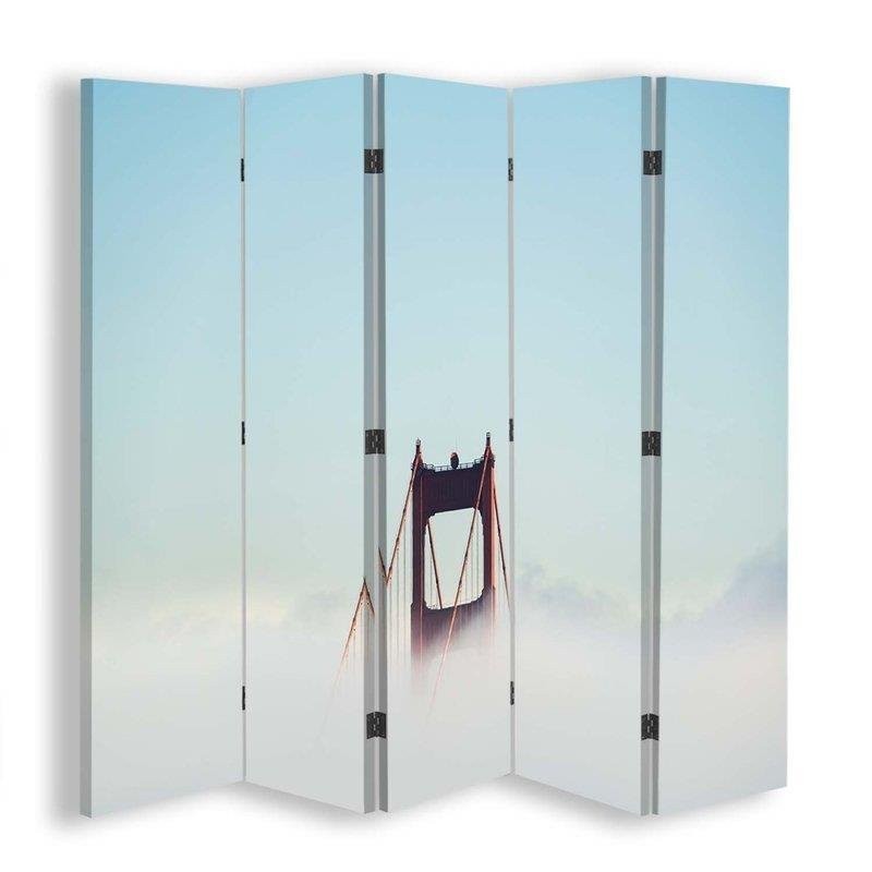 Decorative folding screen - Bridge in the clouds | FEEBY