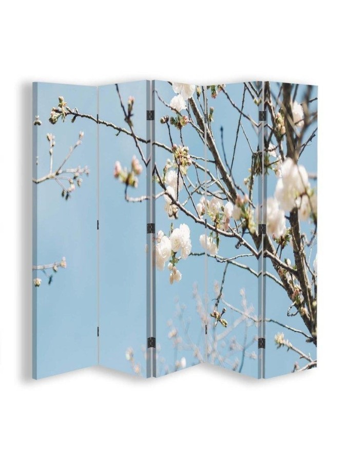 Multipart screen - Flowering flowers on a branch | FEEBY