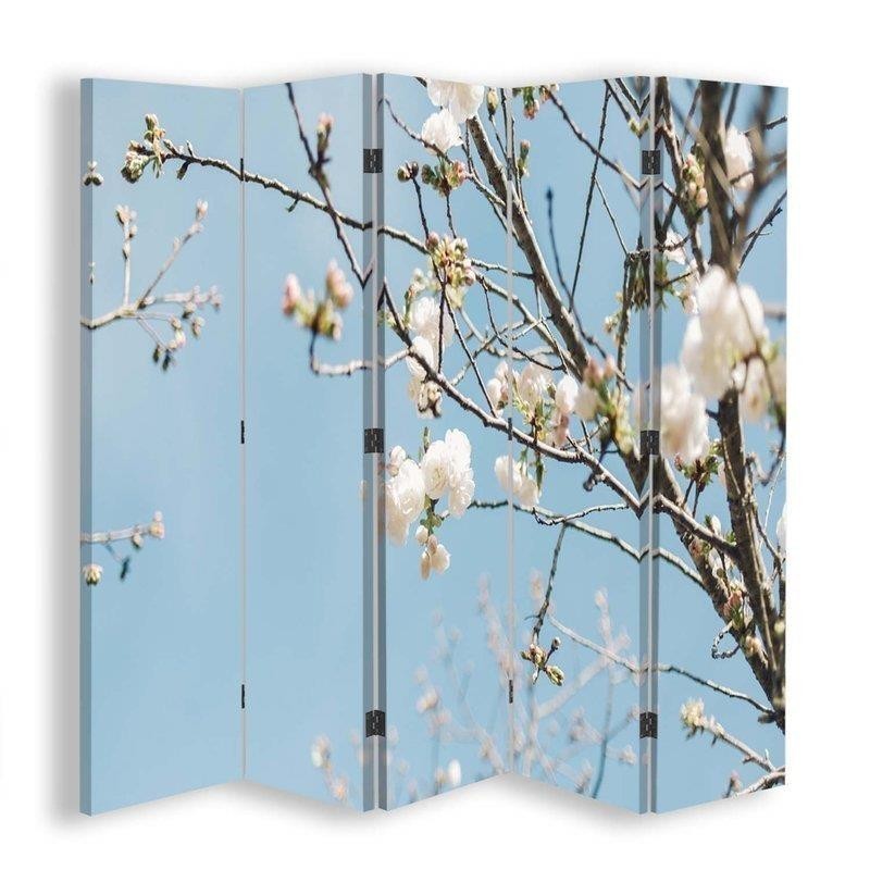 Multipart screen - Flowering flowers on a branch | FEEBY