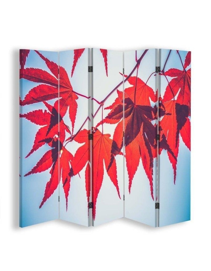 Room divider - Red leaves in autumn | FEEBY