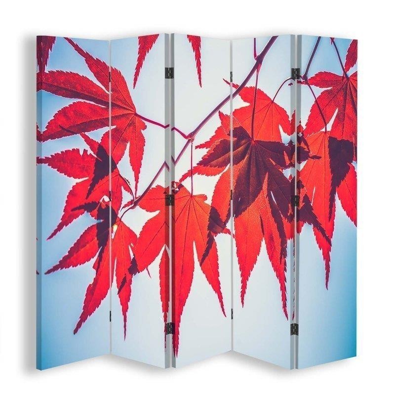 Room divider - Red leaves in autumn | FEEBY
