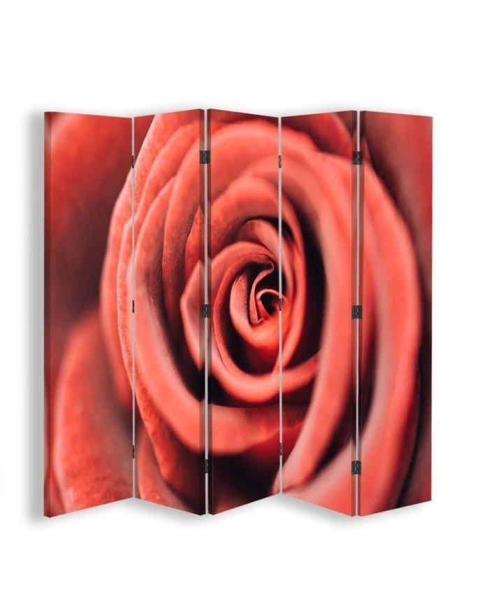 Room divider screen - Rose flower in macro scale | FEEBY
