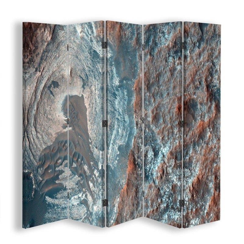 Double-sided screen - Abstract landscape from bird's eye view | FEEBY