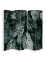 Modern room divider - Green leaves in macro scale | FEEBY