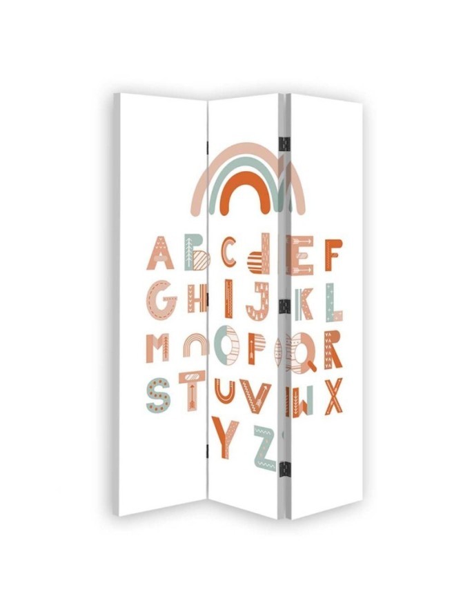 Children's room divider - Alphabet with rainbow | FEEBY