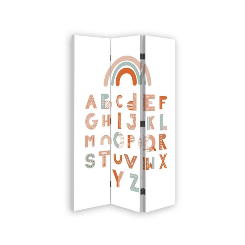 Children's room divider - Alphabet with rainbow | FEEBY