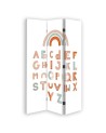Children's room divider - Alphabet with rainbow | FEEBY