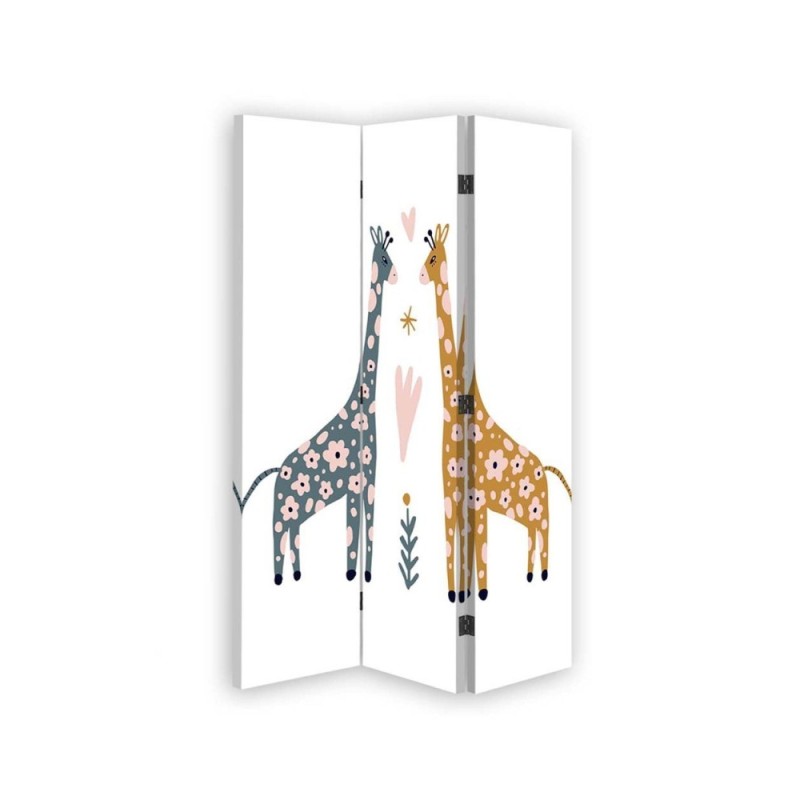 Children's room divider - Colourful giraffes | FEEBY