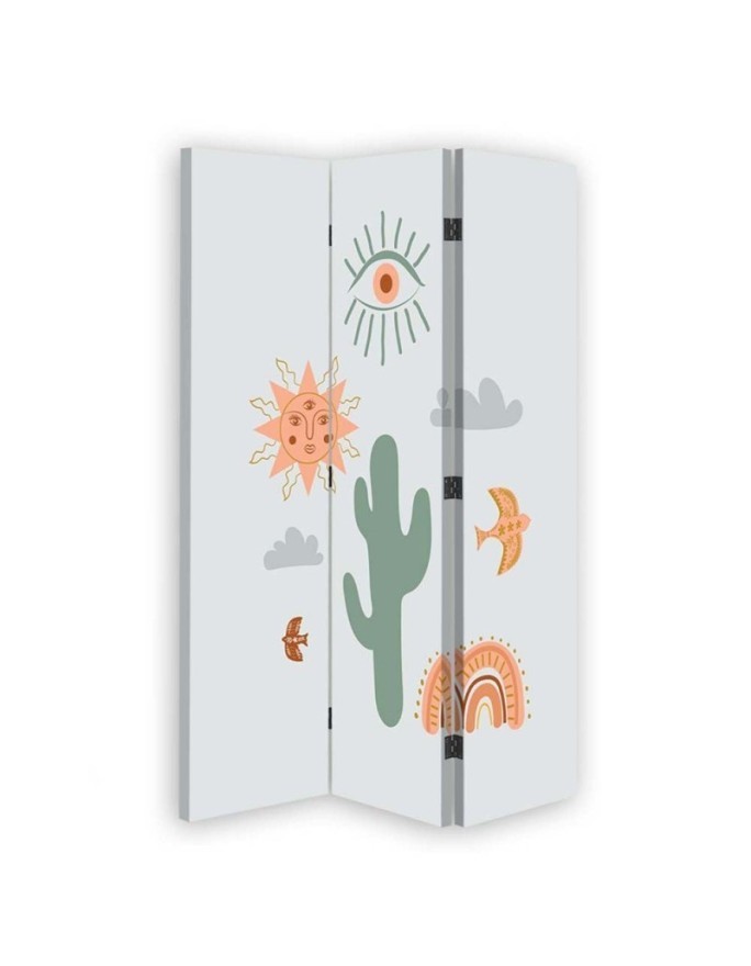 Children's room divider - Colourful symbols | FEEBY