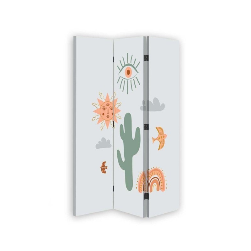 Children's room divider - Colourful symbols | FEEBY