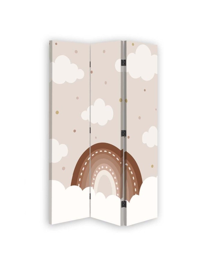 Children's room divider - Clouds over the rainbow | FEEBY