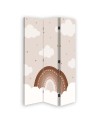 Children's room divider - Clouds over the rainbow | FEEBY
