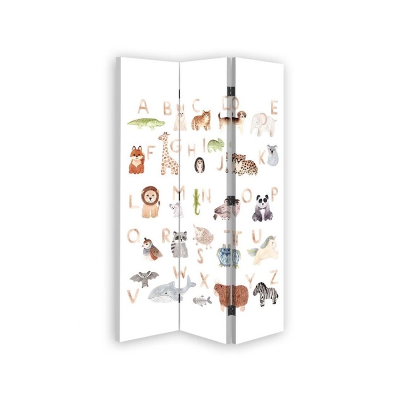 Children's room divider - Alphabet with animals | FEEBY