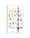 Children's room divider - Alphabet with animals | FEEBY