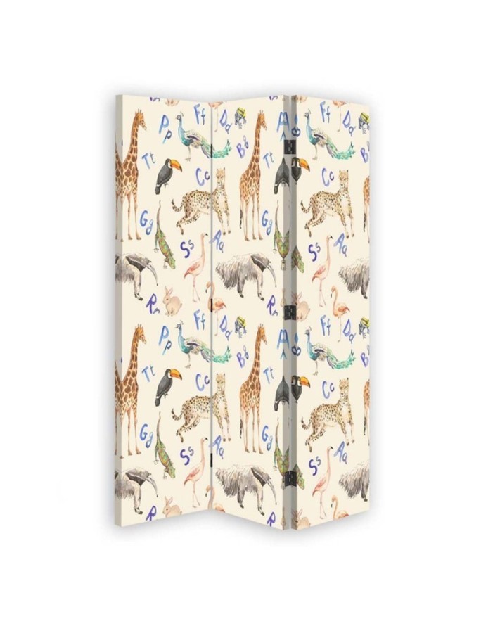 Children's room divider - Letters and animals | FEEBY