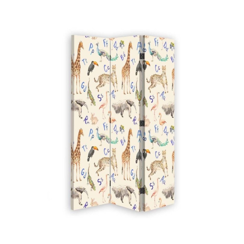 Children's room divider - Letters and animals | FEEBY