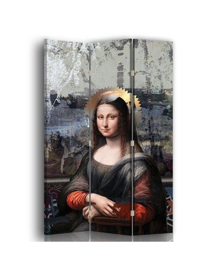 Rotating room divider - Mona Lisa, abstract | FEEBY