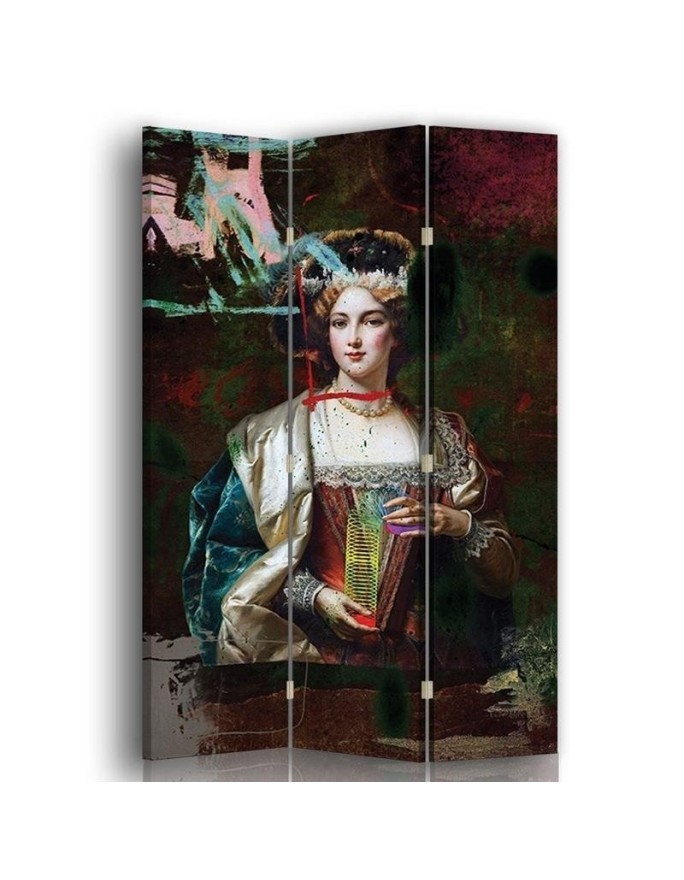 room divider - Lady with a spring in her hands | FEEBY