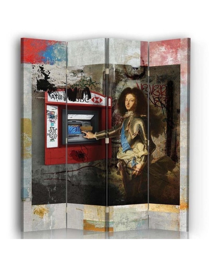 Modern room divider - Man and ATM - Jose Luis Guerrero | FEEBY