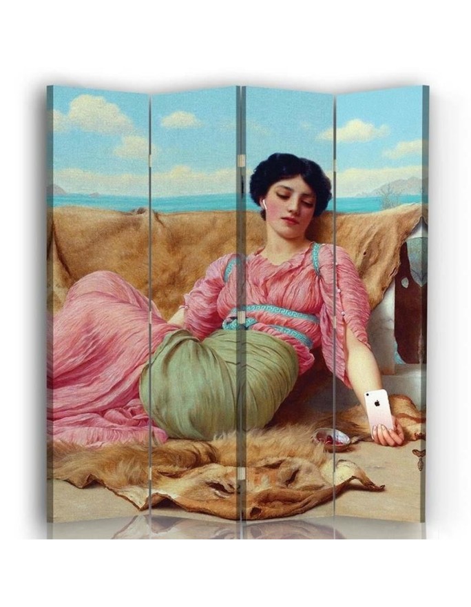 room divider - Relaxing woman | FEEBY