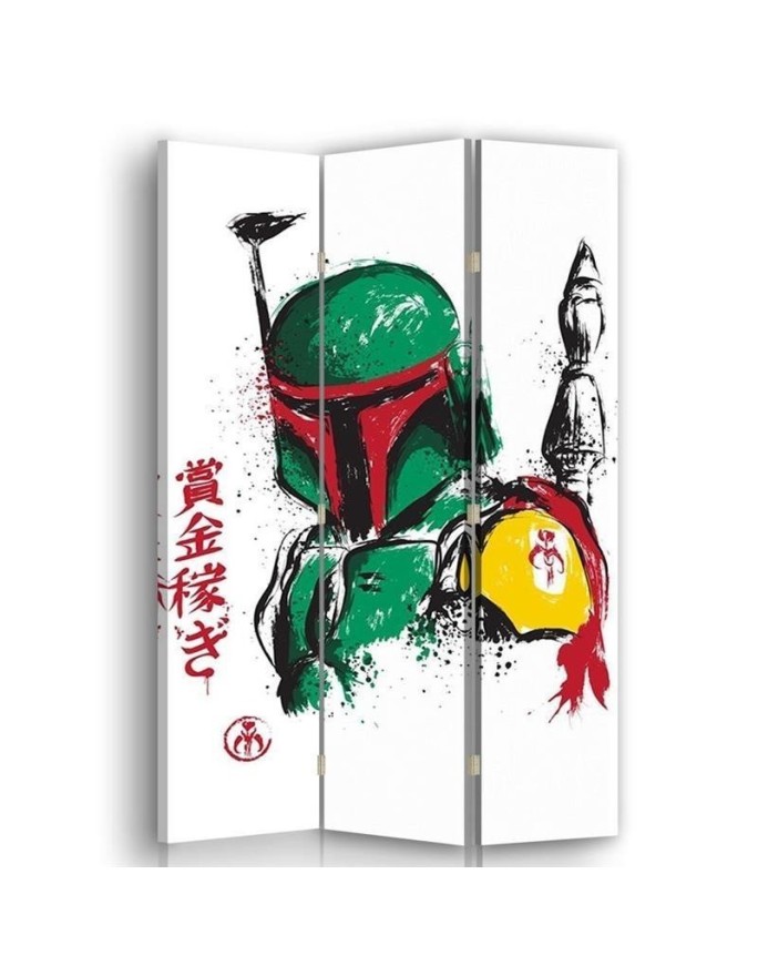 Children's room divider - Green warrior, portrait | FEEBY