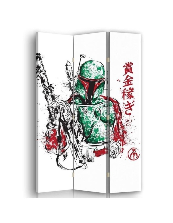 Double-sided wall screen - Warrior with weapon in hand | FEEBY