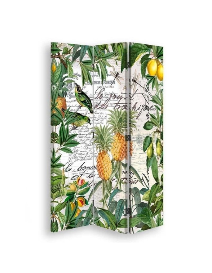 room divider - Tropical fruits and calligraphy | FEEBY