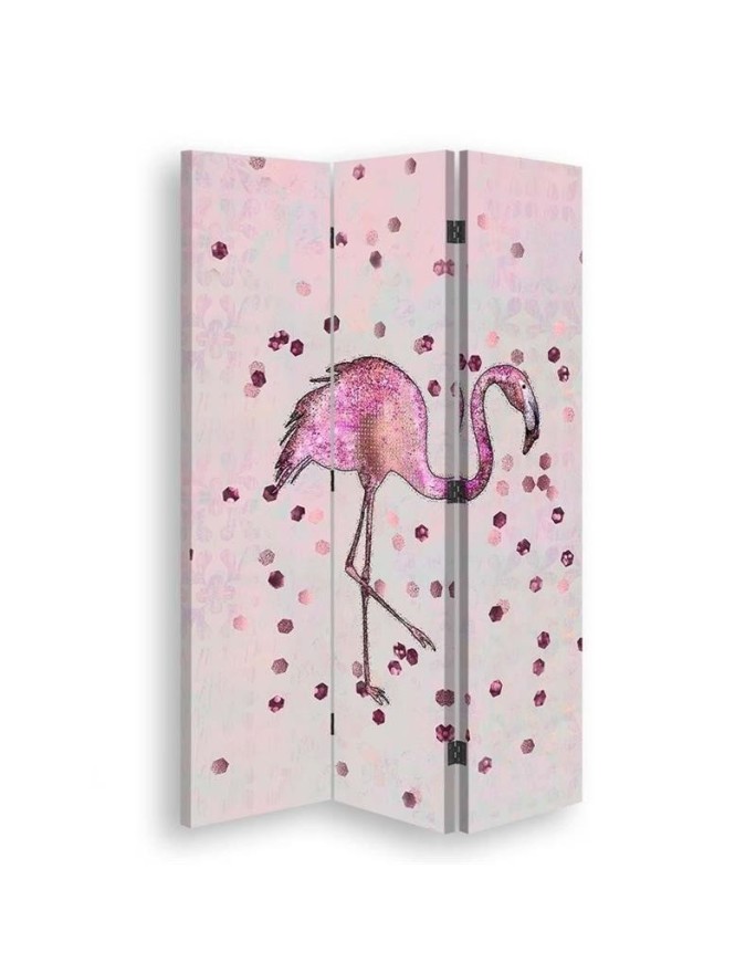 Two-part screen - Striking flamingo | FEEBY