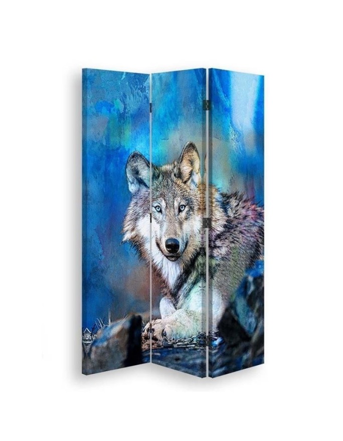 Room Divider Wolf against a...